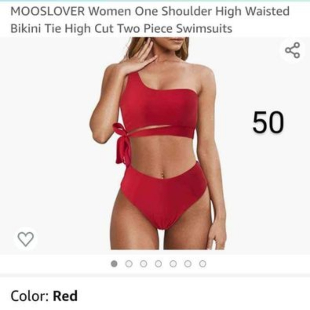 Brand New Mooslover 1 Shoulder Bikini
